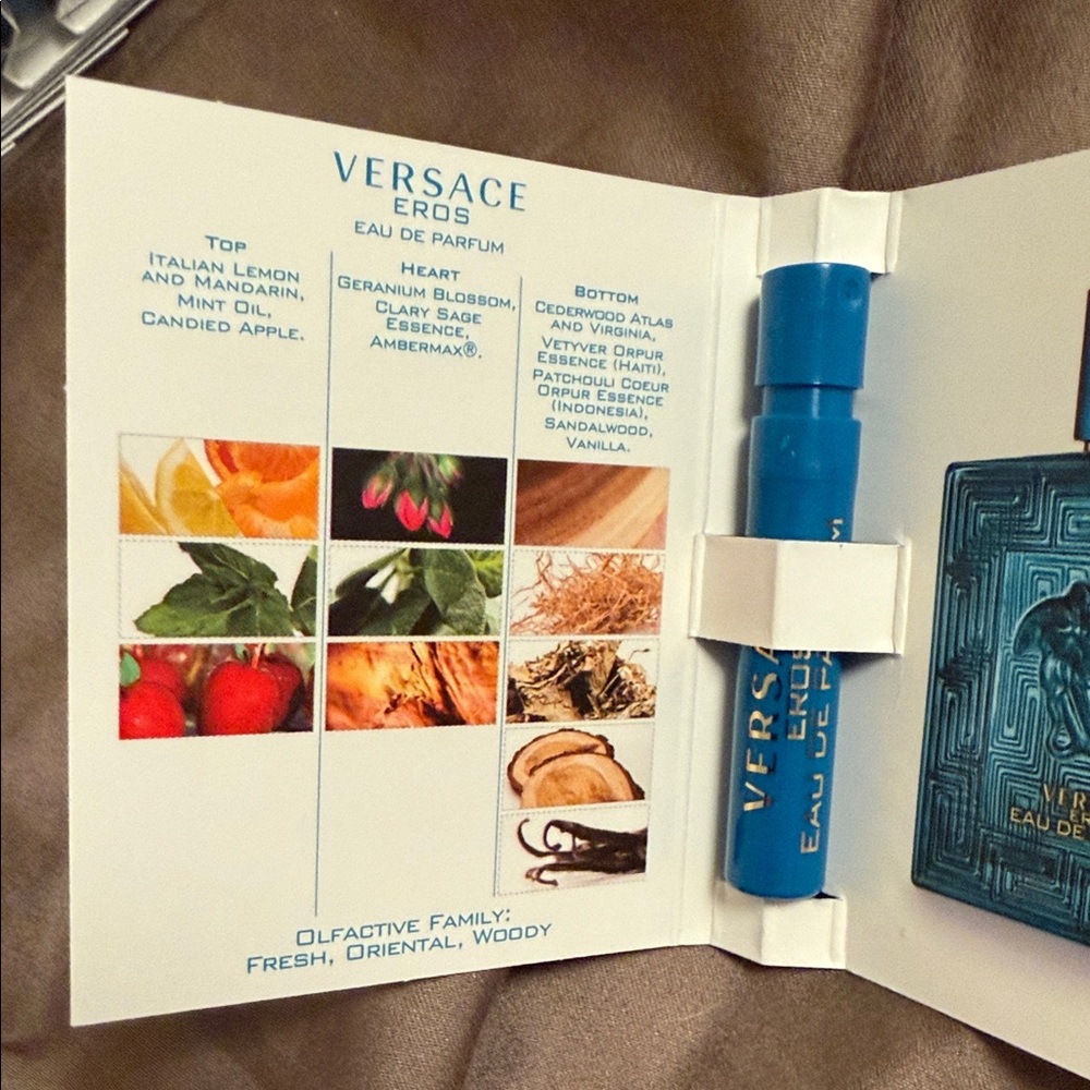 Versace Eros Eau de Parfum sample pack— set of 12 new in package - Picture 5 of 7